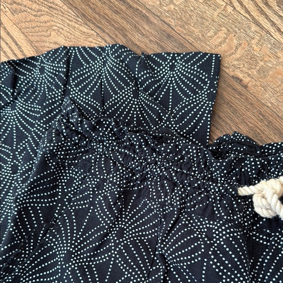 Roxy Beachy Drawstring Pants in Black and White Sz L - Picture 3 of 13